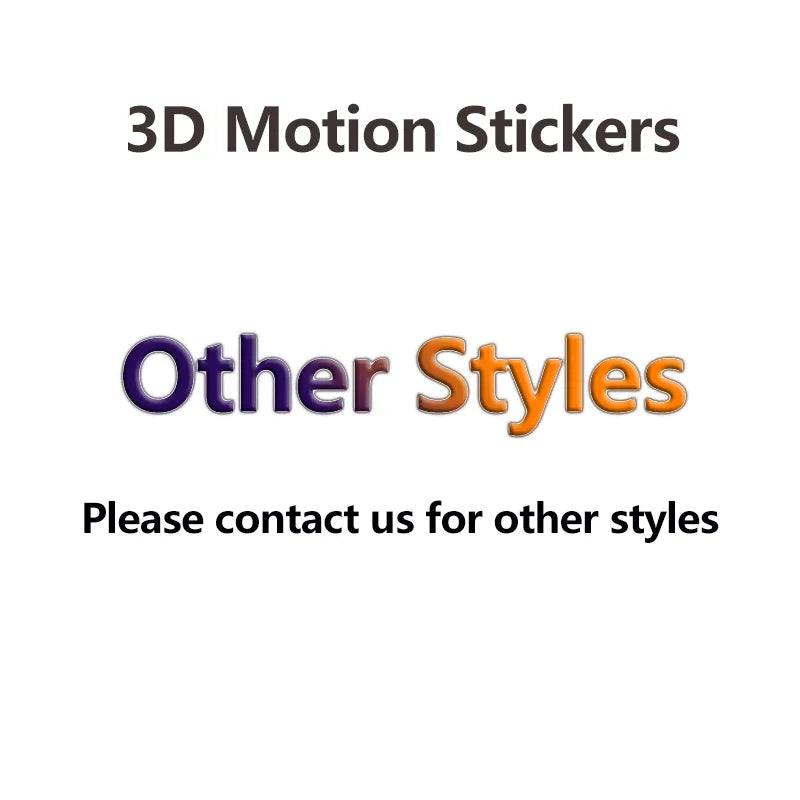 Demon Slayer Anime 3D Motion Stickers Self-adhesive Waterproof Decals for Car,ipad,Refrigerator,Skateboard,Etc